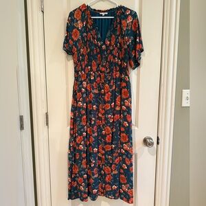 Baltic Born Floral Smocked Maxi Dress